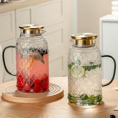Bouilloire Froide Bouilloire Refroidissante Grande Capacité Ménage Résistante aux Hautes Températures Bouteille pour Thé Théière Résistante à la Chaleur