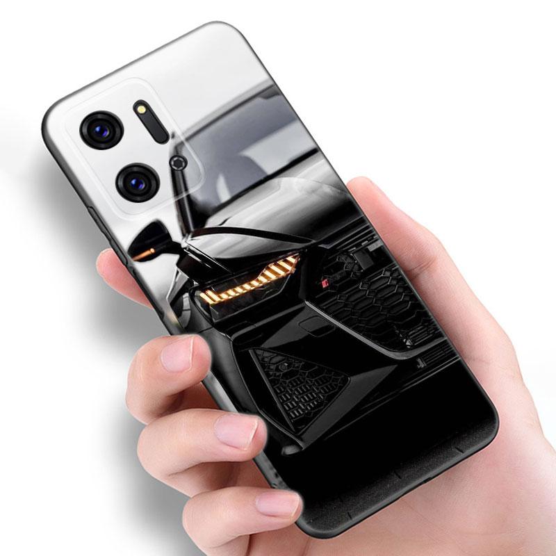 Sports Cool Car Black Phone Case For Huawei Honor 70 90 Lite X40 GT X50 I X5 Plus X6A X6S X7A X8A X8B X6 X7 X8 X9 4G X9A X9B 5G