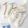 BMW Socks for men and women, spring and summer short socks, men's anti-odor and sweat-absorbent white socks, short socks for women