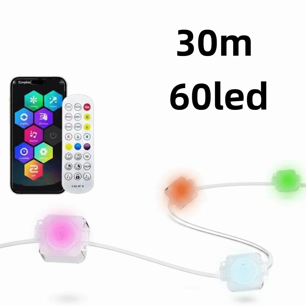 App Remote Control RGB Lights Smart String Lights Decorative Lights Eaves Lights  Garden Decor