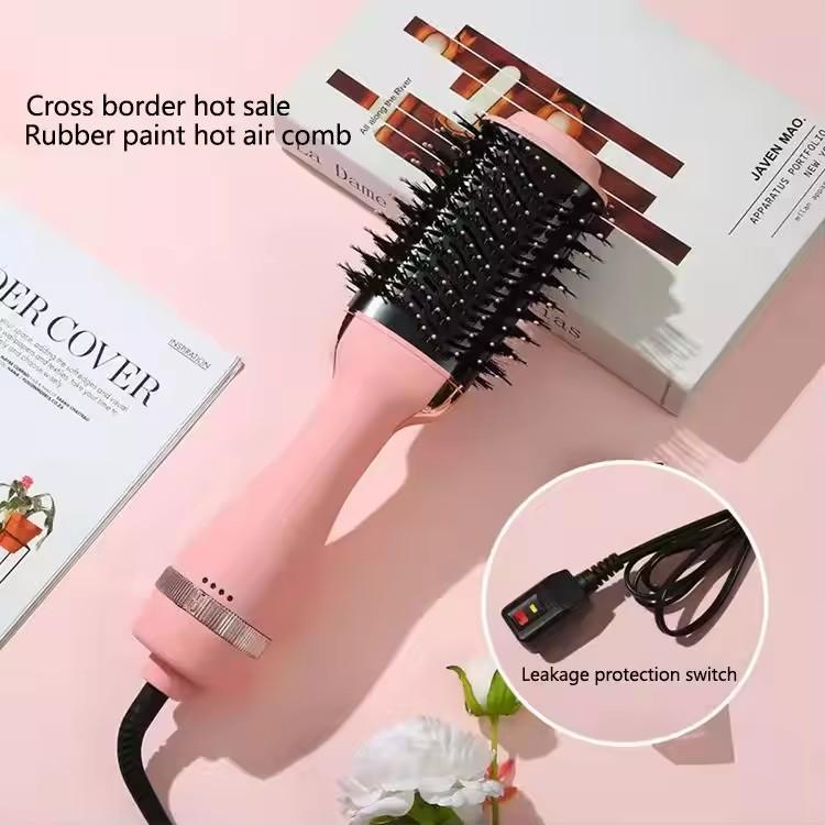 Latest 1000W Factory Price 3-in-1 Round Hair Dryer Brush Electric Hotel Use Salon Portable Straightener Comb Blowout Brush