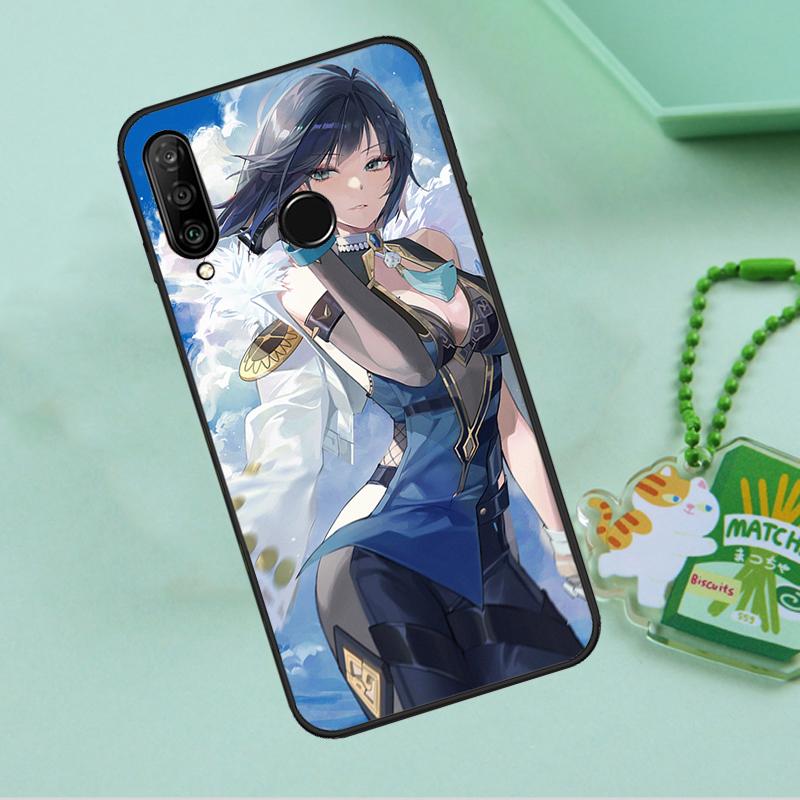 Yelan Genshin Impact For Huawei Nova 12i 12s 7i 8i 11i 9 10 SE Y90 Y60 Y70 Y72 Y61 Y91 P30 P40 Lite P60 Pro Case