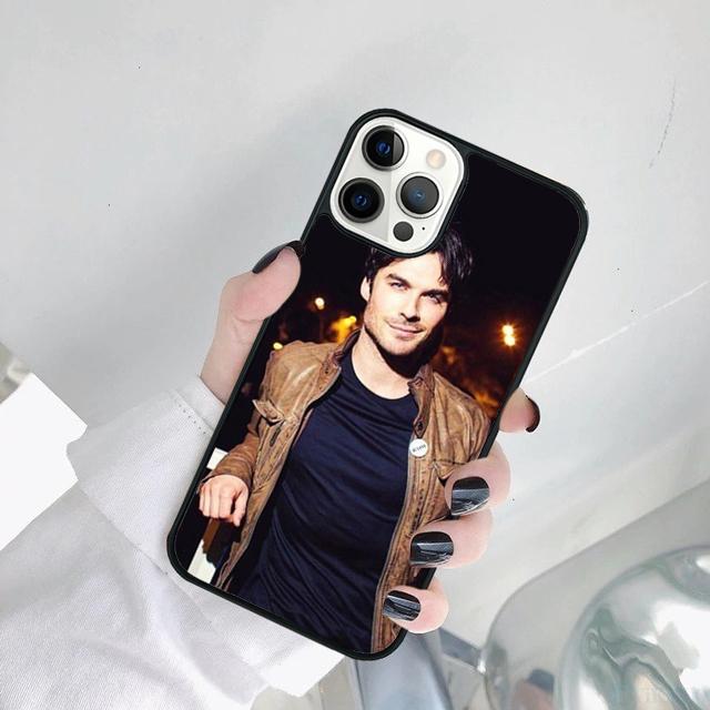 Custodia per Telefono Ian Somerhalder Vampire Diaries tvd Per iPhone 17 Air 11 12 13 15 16 14 Pro MAX Plus