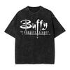 2026 Buffy The Vampires Slayers Graphic Print Wash T Shirt Harajuku Style for Men Women Fashion Cotton 2026