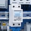 LCD Display Digital Watt-Hour Meter Reset Function LCD Energy Meter  Electric Installation