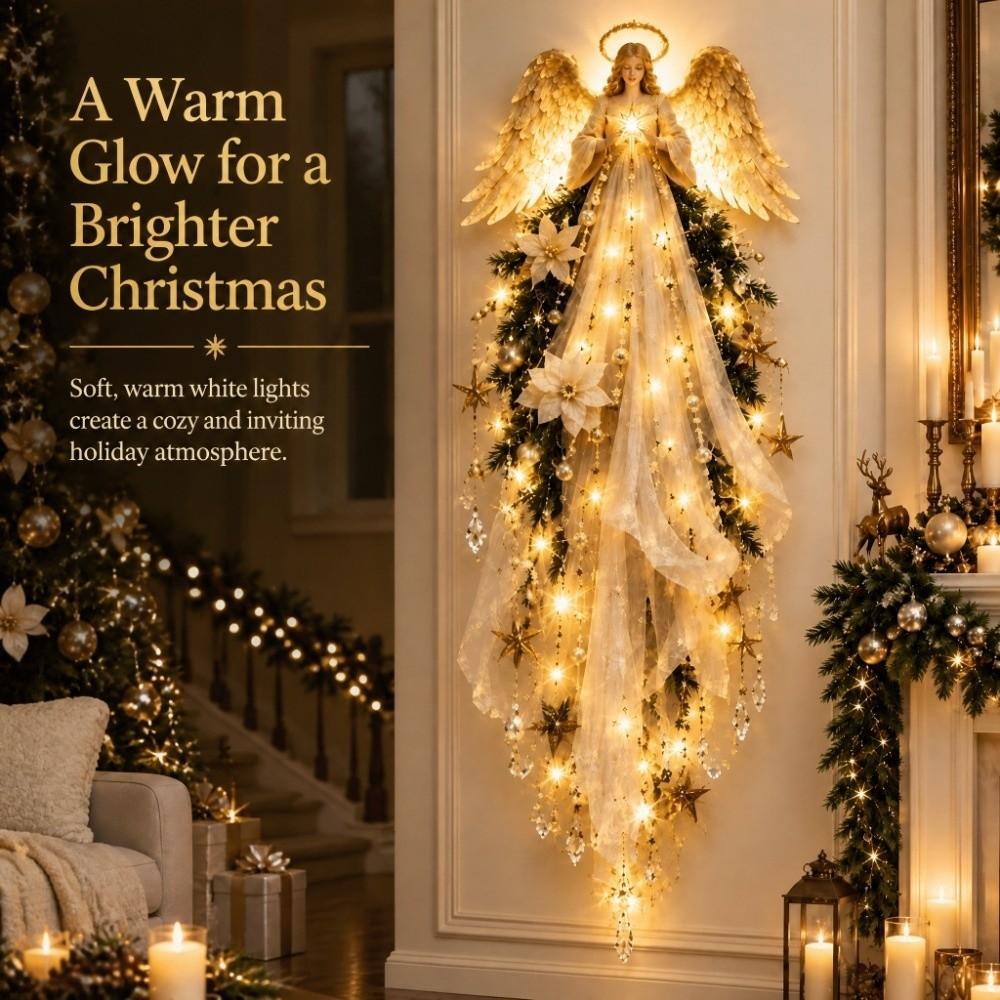 Snow Trail Shape Lighted Wall Decoration Wall Mounted Christmas Trail Wall Light Home Indoor Decor