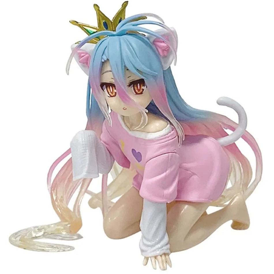 Anime TAiTO Shiro Figures Desktop Cute Ornaments Collection Models Toys Holiday Gifts In Stock NO GAME LIFE PVC Entertaining Play Safe Fun
