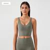 Lu Same Sports Vest Women's Summer Thin Semi-Fixed Cup Nude Feel Shaping Yoga Intimates U-Shaped Yoga Vest