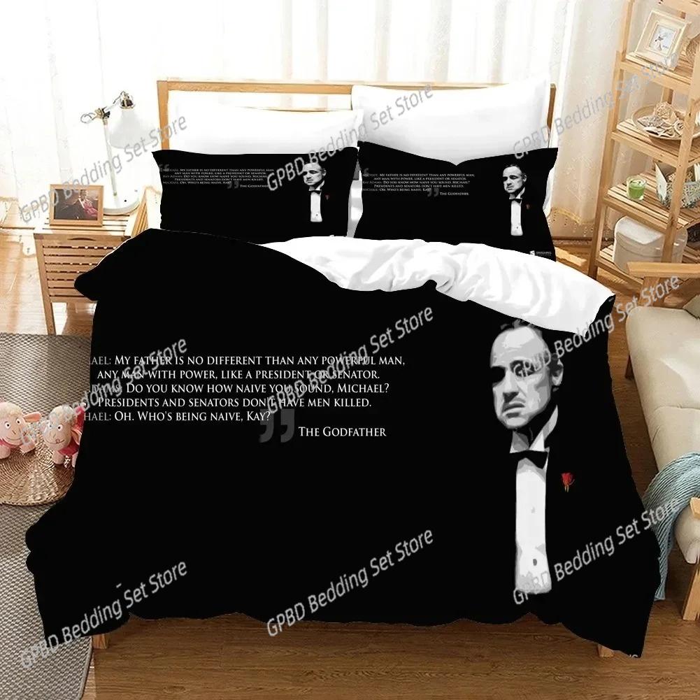 Comforter 3D Print Godfather Bedding Set For Bedroom Soft Modern S Comefortable Kids And