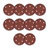 Pack of 10 120mm 6 Hole Sandpaper Sanding Discs Pads For Variable Speed Grinders And Surfaces Preparation