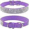 Strass-Hundehalsband, Niedliches Blendendes Funkelndes Weiches Wildleder Hund Katze Strass-Halsband Kristall Diamant Haustier Hund Welpen Halsband (XS, Schwarz)
