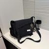 2025 Trendy Unisex Workwear Shoulder & Crossbody Bag - Fashionable Messenger Style for Campus & Going Out