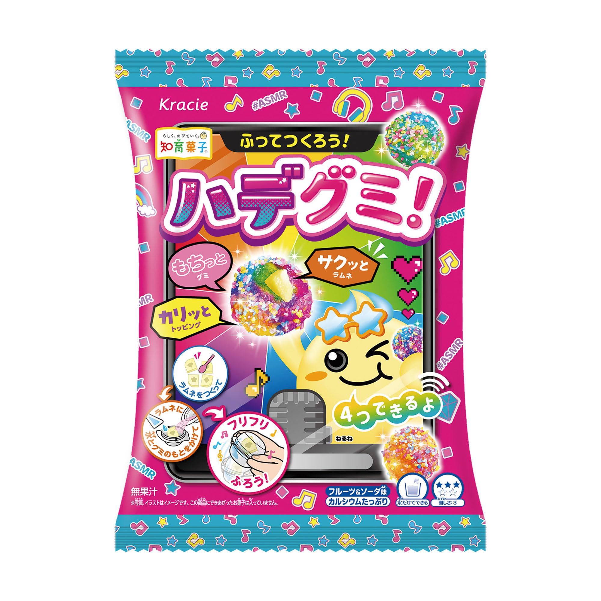 

Kraciefoods Shake and Fruit Soda Flavor Educational Toy Set of Make! Hadegumi! & Candy/Candy [Box 6]