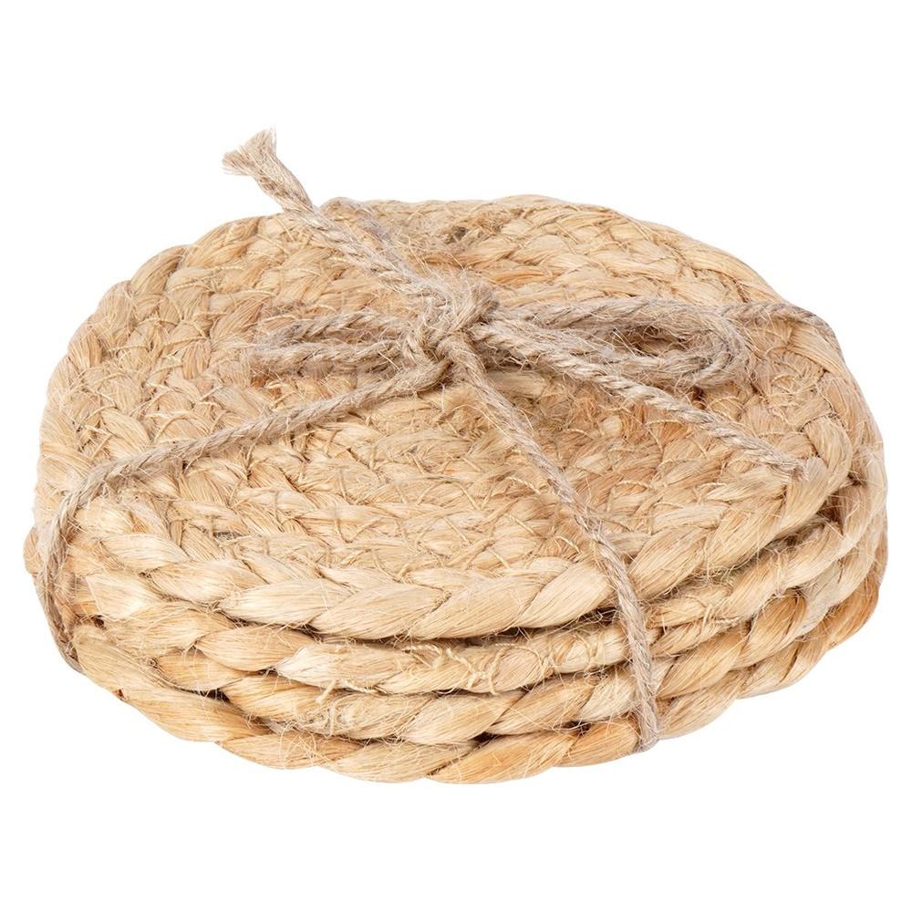 Natural cup coasters 10 cm 4 pcs.