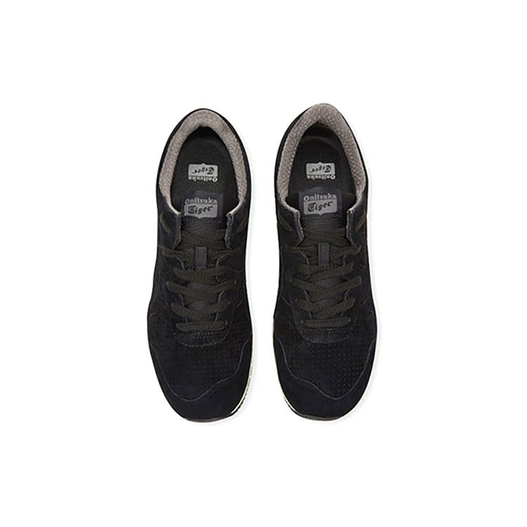 ONITSUKA TIGER Ally Leather Comfortable Versatile Non-Slip Durable Low-Top Casual Shoes Unisex Sneaker Black D701L-9090