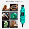 30000RPM Portable Mini Electric Drill Grinder 6 Speed Adjustable Home DIY Polishing Machine Carving Electric Rotary Tool