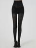 A Pair of Women's Black Sexy Diagonal Striped Tights Fashion High Spring Tights