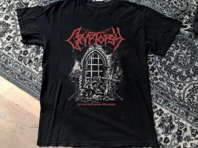 Cryptopsy Band Lascia che questa terra definisca la tua tomba T-shirt unisex Cotone SB206