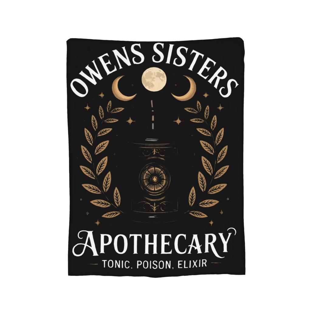 Practical Magic Witchy Halloween Love Vintage Witch Magic Blankets Flannel Warm Throw Blankets for Bedding Lounge Textile Decor