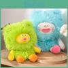 Quirky Long-haired Plush Toy Cute Pillow For Kids Blue Cat Pp Cotton Stuffed Animal