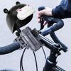 Motorcycle Phone Holder 360 Degree Rotation with Helmet Rainproof Handlebar Motor Phone Mount for Bike Motorbike Mountain Road