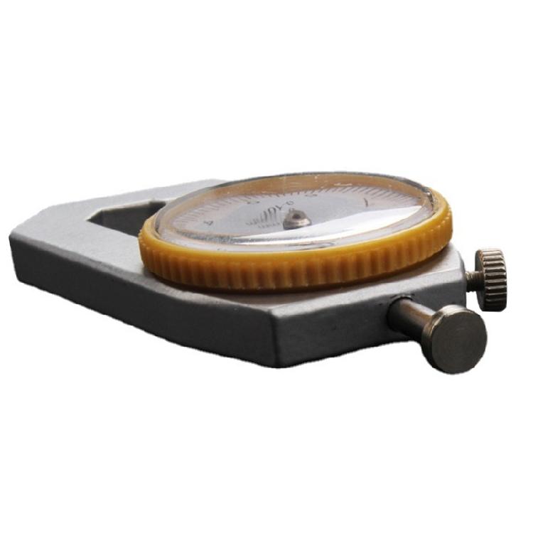 Measuring Tool 0.1mm Resolution Round Dial Thickness Gauge Flat 0 to 10mm Ranges