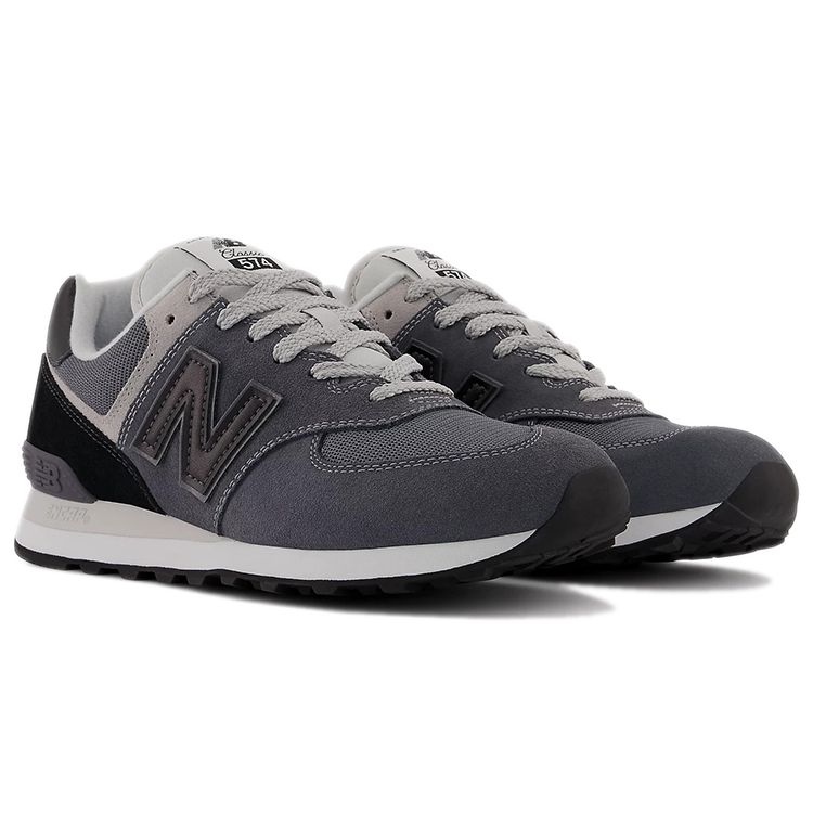 New Balance 574 Lifestyle Shoes Grey Black Men's ML574OS2