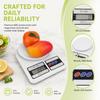 10kg Capacity Electronic Food Scale White Baking Scale Digital Kitchen Scale  Cooking Baking