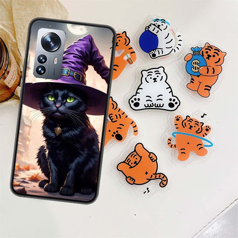 Halloween Magic Cat Phone Case For Xiaomi Poco X7 X6 M8 M7 M6 M4 M3 X4 Pro F7 Ultra M5S Mi 14 14T 15 15T 12T 10T Pro 12S 12 11 L