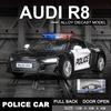 1/36 Police Car Series Alloy Diecast Models Car Toy For Gifts Collections Decorations