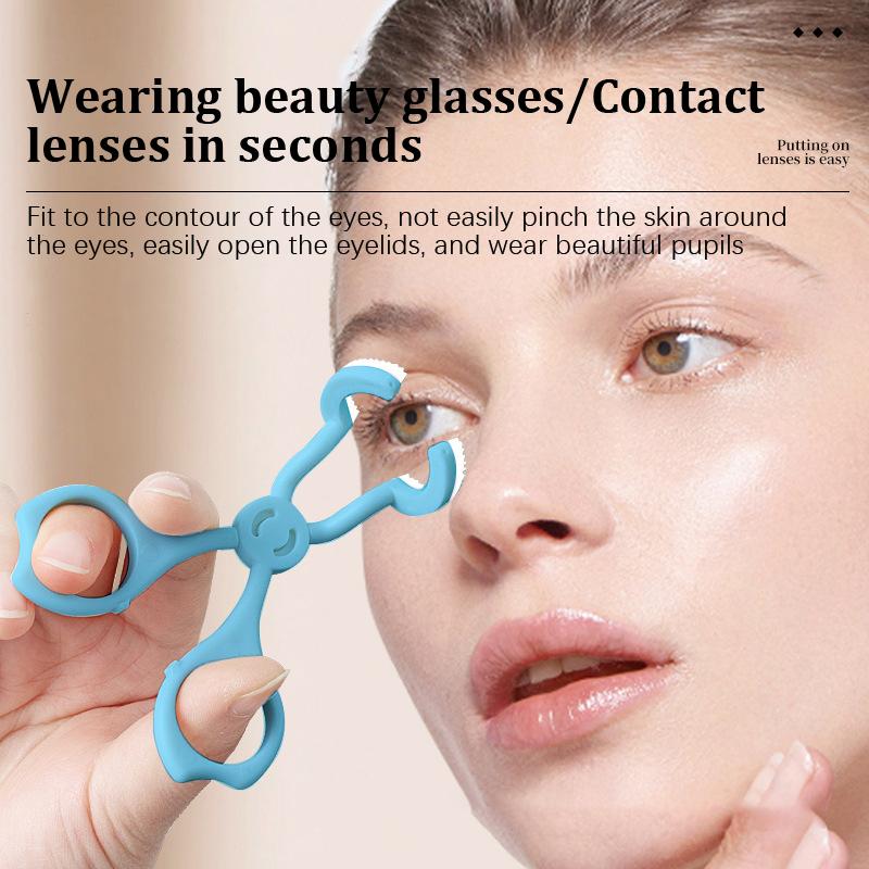 Women Contact Lens Inserter Wearing Tool Contact Lenses Remover Travel Kit Eye Care Contact Len Accessor For Special Clamps Tool