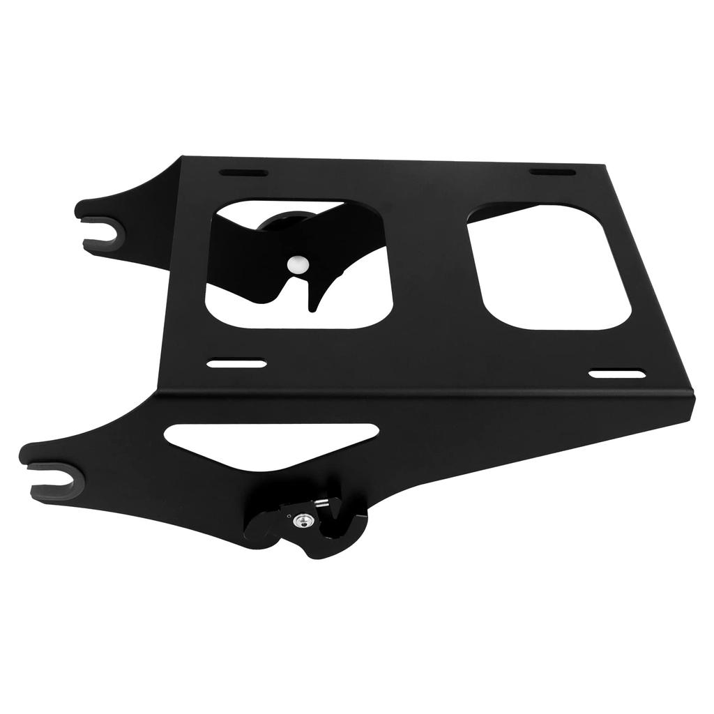 HDBUBALUS Motorrad Gepäckträger Gepäck Abnehmbar für Harley Touring Road King Road Glide Street Glide Gepäckträger, Koffer, Ablage, 2014-2022 (Schwarz)