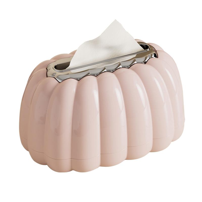 1pc Modern Deluxe Tissue Box-With Pink Bow for Living Room, End Table Display, Home Organization, Baskets, Boxes, Containers