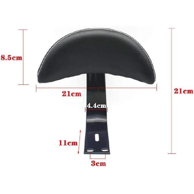 Passenger Backrest Sissy Bar Universal Rear Seat Backrest Support Bike Backrest Cushion Support Saddle Backrests for Bike Motorcycle