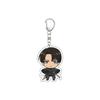 55MM Anime Attack on Titan Keychain Eren Jaeger/Mikasa Ackerman/Armin Arlert Key Chain Acrylic Model Plate Christmas Gifts