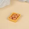 1:12 Dollhouse Miniature Mini Egg With Tray Kitchen Accessories Model Toys