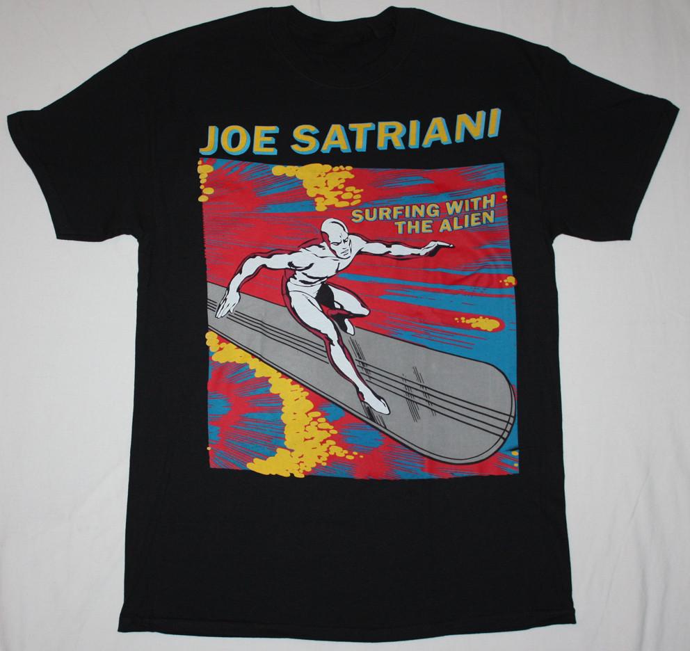 JOE SATRIANI SURFING WITH THE ALIEN 87 HARD ROCK BLUES METAL BLACK T-SHIRT Unisex T-Shirt M