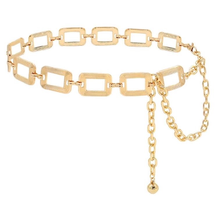 Fashionable Waist Jewelry With Metallic Accents Versatile Belt Chain For Dresses Tops And Festivals
