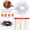 729Pcs Automotive Pin Connectors Kit, 1/1.5/1.8/2.2/2.3/2.8/3.5mm Male&Female Wire Pins, Non Insulated Wire Terminal Pin Kit.