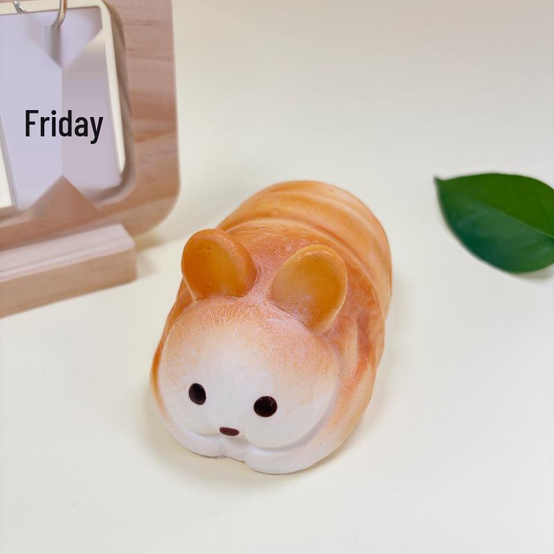 Xiaohongshu Style Slow Rebound Squeeze Toy: Super Soft Little Rabbit Print Decompression Toy