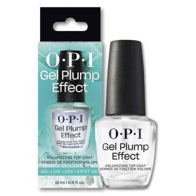OPI Top Coat, Plump Gel-like, 15mL (Gel Plump Effect Top Coat NTT36)
