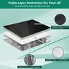 Air Conditioner Cover Winter Outdoor AC Cover Waterproof With Adjustable Buckles Insulated Protector Barrier For Condenser