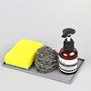 Anti-slip Silicone Heat-insulating Mat Square Storage Tray Coffee Tea Coaster Cutlery Holder Bathroom Soap Plate