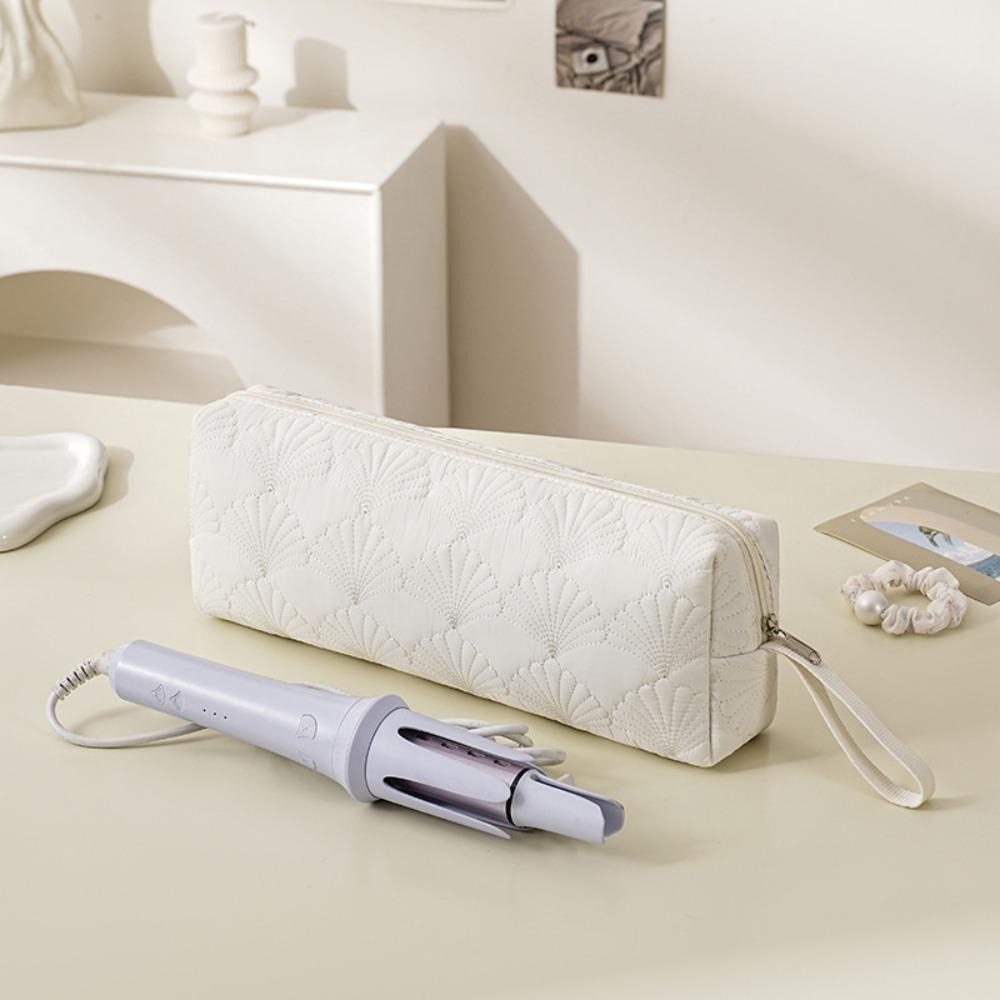 

Quilting Cotton Hair Dryer Storage Bag Large Capacity Dustproof Curler Storage Bag with Handle Portable Hair Dryer Carrying Case