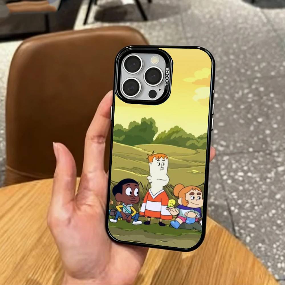 

Adventure C-Craig of the Creek Phone Case For iPhone17,16,15,14,13,12,11 Plus,Pro Max Colored Silver Plated Inside Cover iPhone17