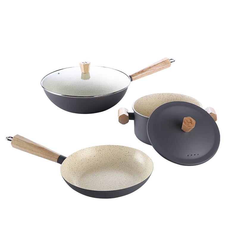 NOOBHUANG Nianhua Series 3-Piece Cookware Set