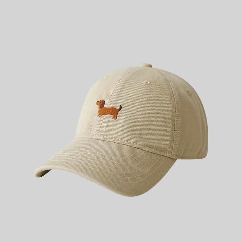 

Dachshund Embroidery Baseball Hat Sunscreen Fashion Outdoor Hat Suitable For Men And Women For Daily Leisure Matching