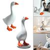 Gans Statue Heimdeko Accessoires Dekorative Magnetische Gans Schlüsselhalter Ornament Tierskulptur zur Schlüsselaufbewahrung Einweihung
