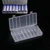 1/3/5Pcs Hard Container Holder Case 8 Slots Transparent Plastic Battery Storage Box For AAA/AA Battery Organizer Accessories