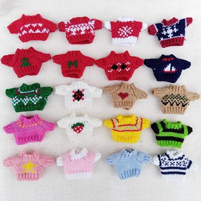 10cm West Highland Hund Babypuppe Baumwolle Ersatzpullover